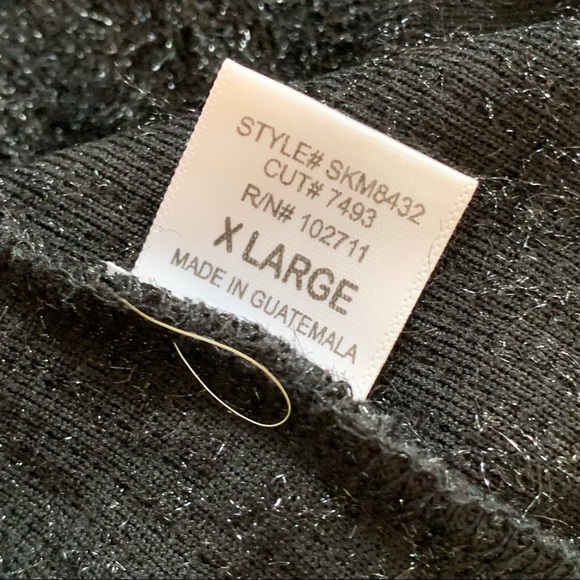 Gibson Black Off-the-Shoulder Sweater - Picture 7 of 8